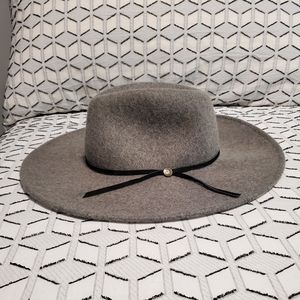 Gooring Bros M Grey Felt Wide Brim Fedora